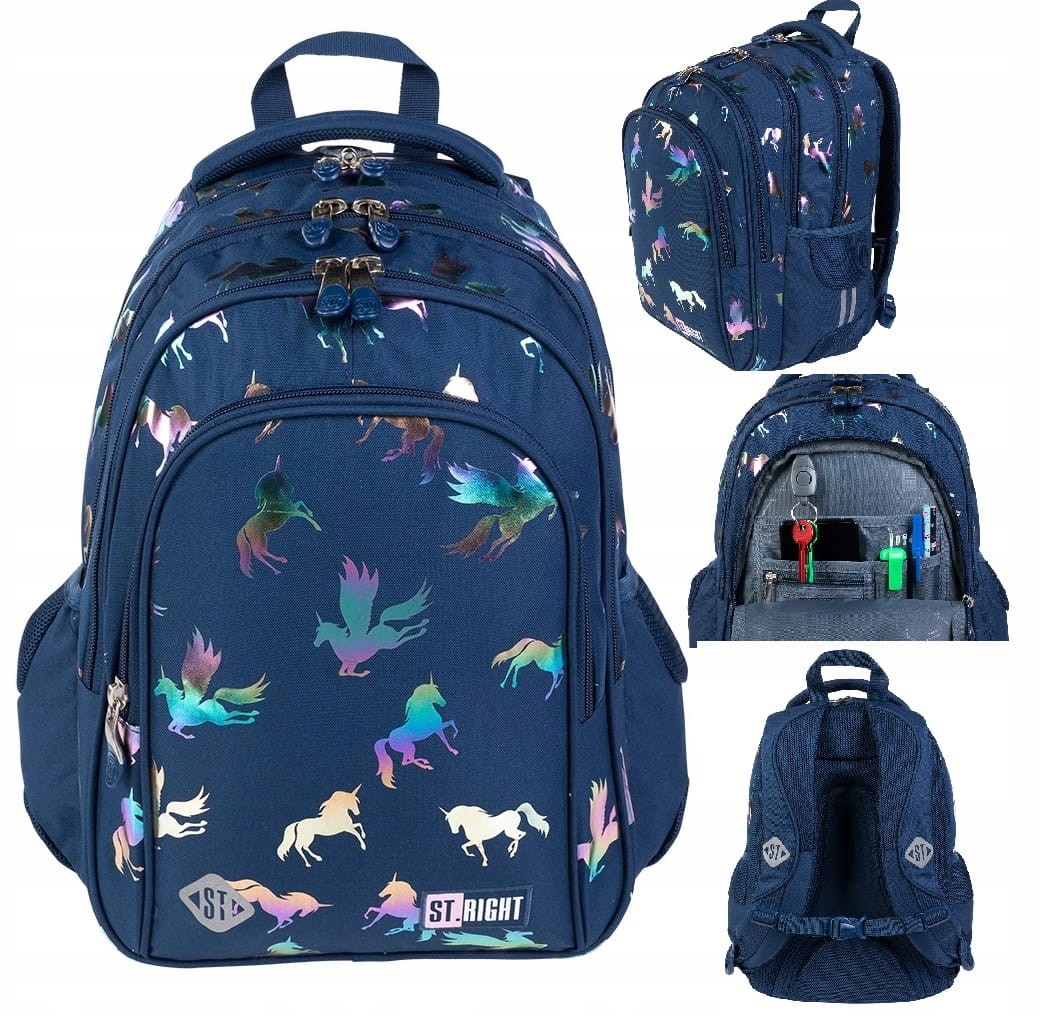 Školský batoh - St.right School Batoh 4-KoM School Bag