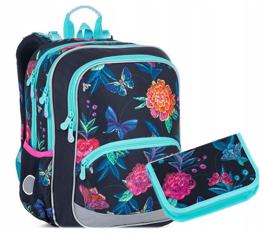 Školský batoh - Topgal Batoh Butterflies 2in1 stupeň 1-3 BAZI 22003