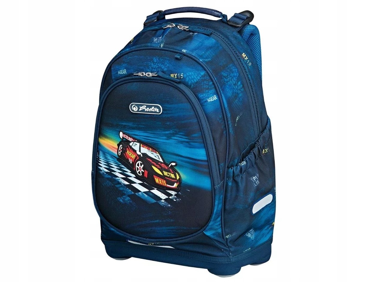 Školský batoh - Herlitz Blush School Backpack Blush Racing