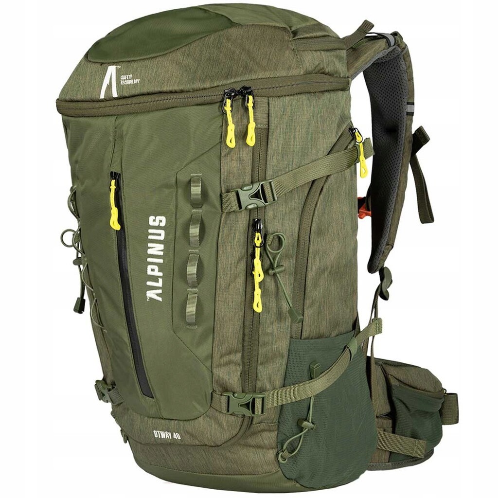 Multifunkčný turistický batoh Alpinus Otway 40 l - Olivový