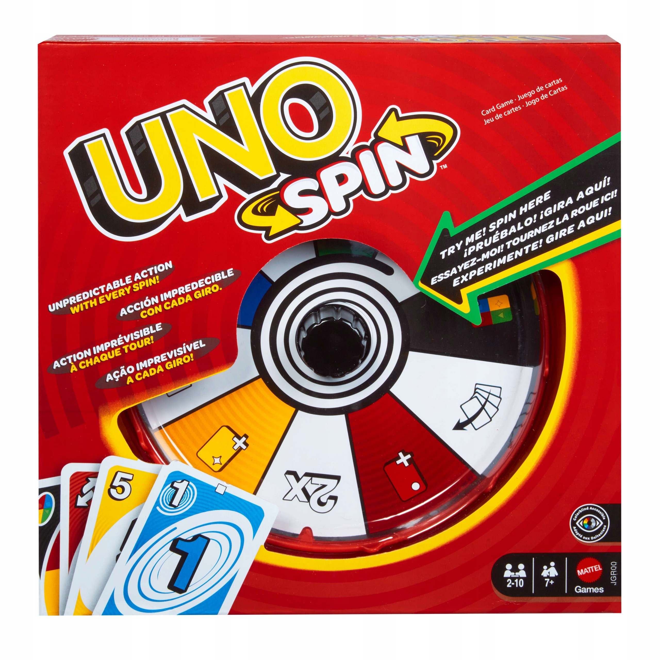 Kartová hra Mattel Games UNO Spin