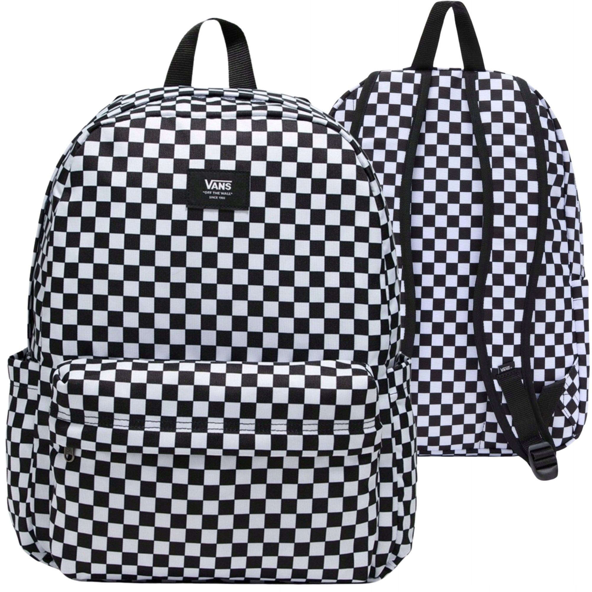 Funkčný mestský batoh Vans Old Skool Check s priestorom na laptop