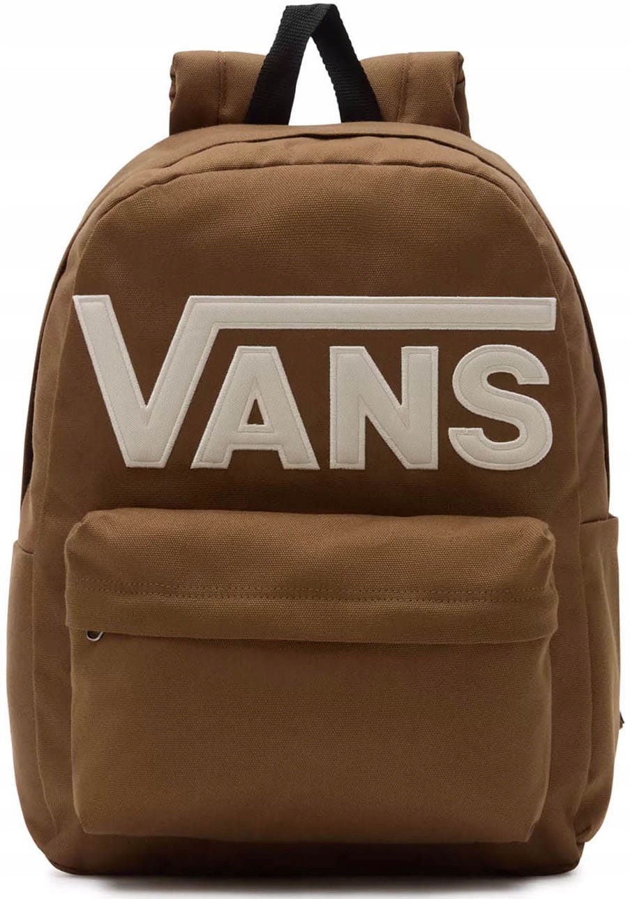 Módny školský batoh Vans v hnedej farbe s objemom 22L pre mládež