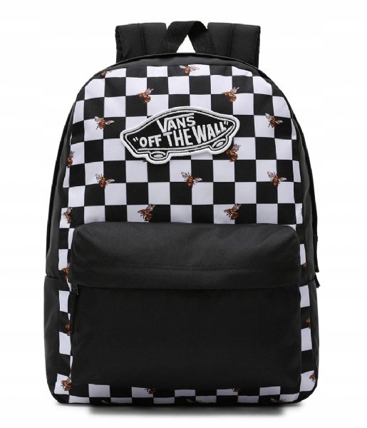 Školský batoh - Vans Realm Checkered Batoh včely logo