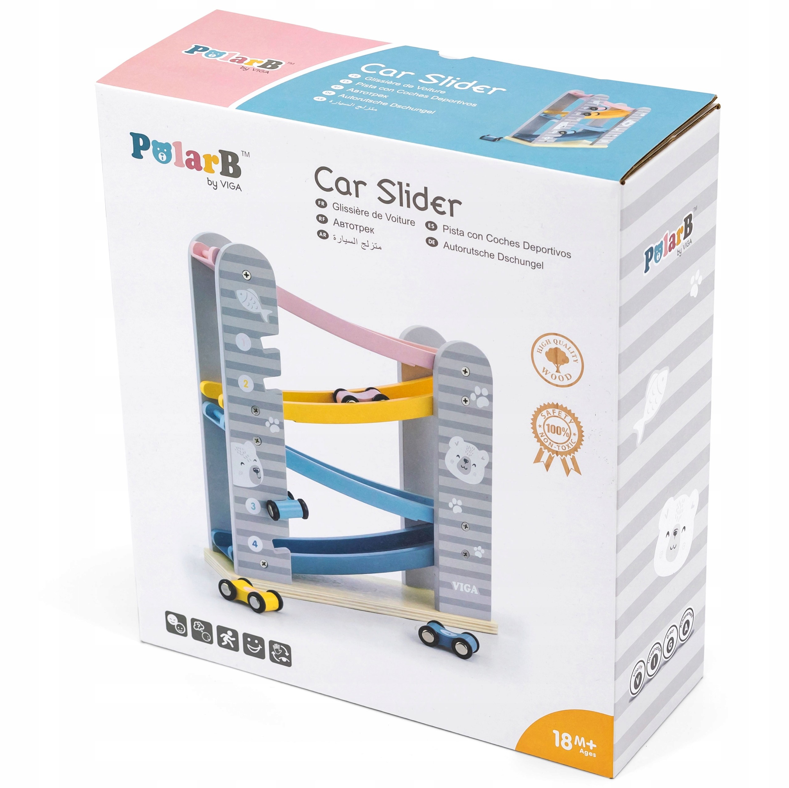 Viacfarebná autodráha Viga PolarB 44013