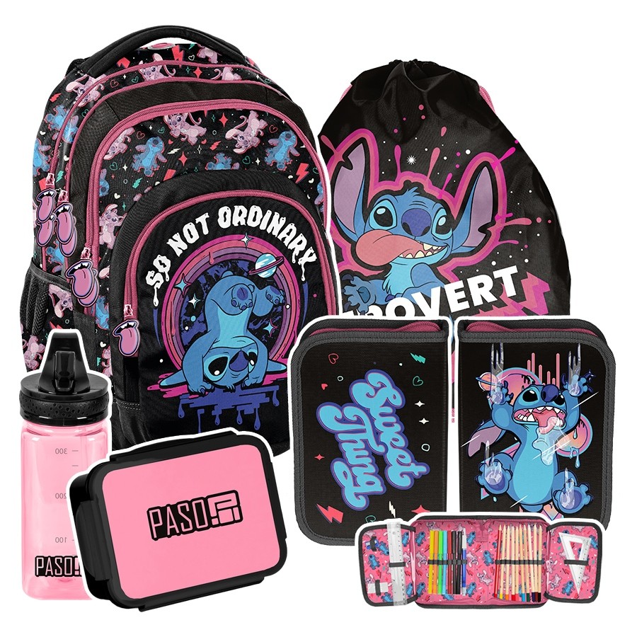 SET PASO STITCH BACKPACK TAŠKA NA PEČNÍK