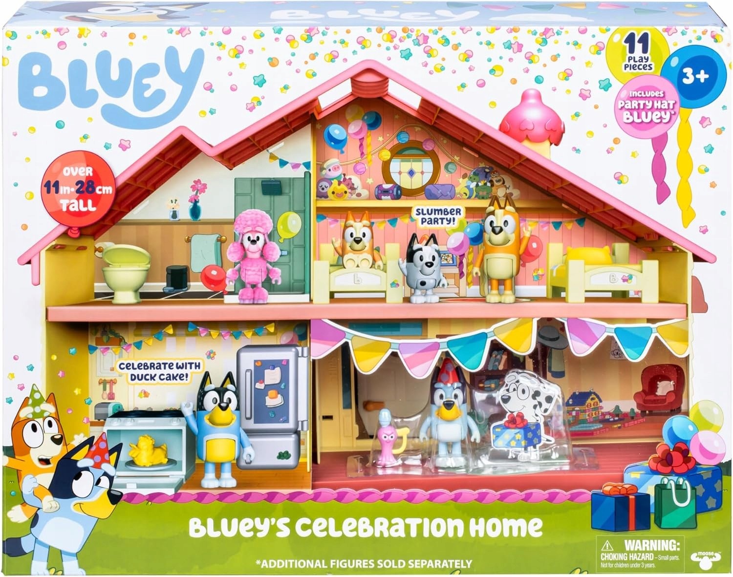 Sada Moose Toys Blueyho oslavný domov