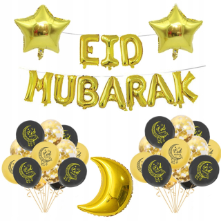 Balóny na párty - 1 Festival moslimských balónov Eid Mubarak