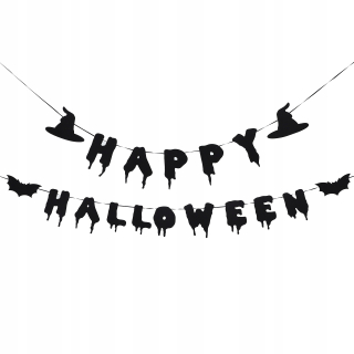 Párty Girlandy - 1 Sada halloweenskej dekorácie Delikátna visiaca vlajka