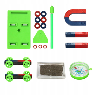 1 sada magnetov pre deti Experiment s magnetizmom