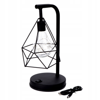 Nočná lampa do detskej izby - 1 ks. Desktop na nohoslovú plochu medeného drôtu