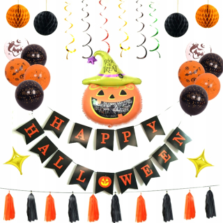 Balóny na párty - 1 Sada dekoratívne výzdoba na Halloween Dekorácie
