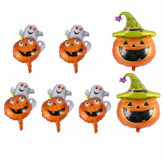 Balóny na párty - 1 Set Halloween Ghosts Tekvica Balon