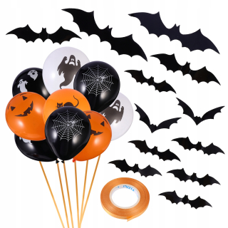 Balóny na párty - 1 Set Halloween Balloons Latex Kit Nietope