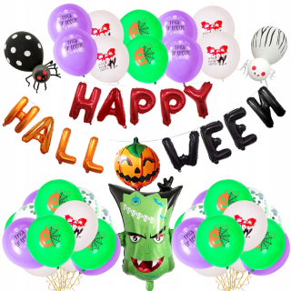 Balóny na párty - 1 sada Halloween balóny bomby na stranu