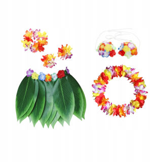 Párty Girlandy - 1 sada Hawaiian strán farebných kostýmov set