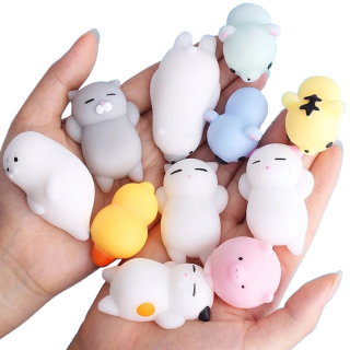POP IT - 10 x silikónový MOCHI SQUISHY PUSH KOTS