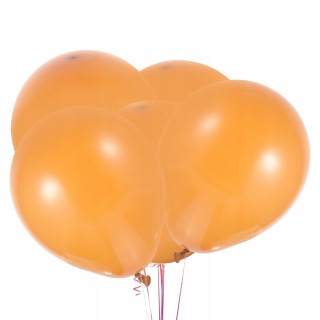 Balóny na párty - 100ks Tan Brown Party Balloons Retro Latex