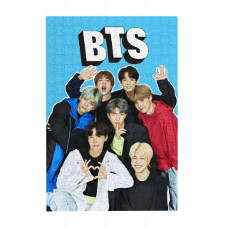 Drevené puzzle Kpop Bts 1000 dielikov