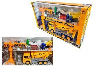 Žeriav pre deti - 1098 Stavebná súprava 11el. Betonizer Crane 23cm