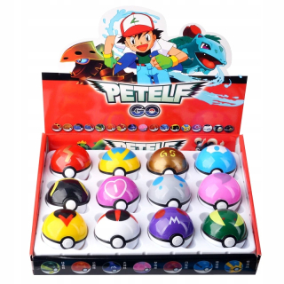 Herná figúrka - 12 ks Figúrka Pokemon Pokéballov Toy + Figurine