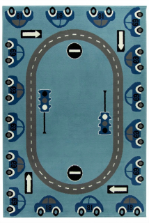 Koberec do detskej izby - 120x170 cm Modrá Detské Carpet Street