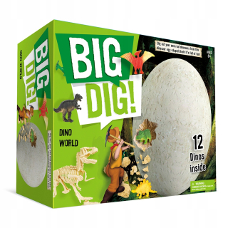 12ks gigantický hračka pre kopanie vajcia dinosaura