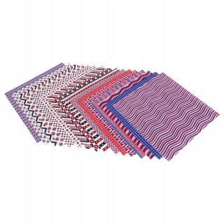 Párty Girlandy - 16 kusov American hviezdy pruhy tkaniny
