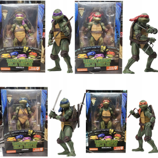 Akčná figúrka - 1990 NECA ninja korytnačka 4 kusy