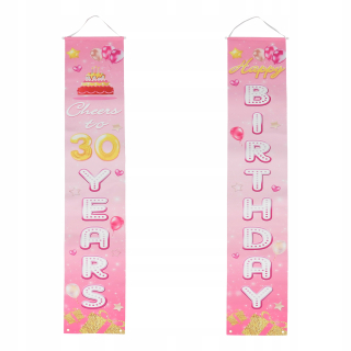 Párty Girlandy - 1Pair Party Curtain Delicate Hanging Banner