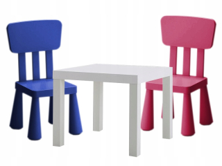 2 mammut ikea set 2x stoličkový stôl