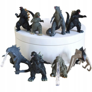 Akčná figúrka, postavička - 2021 Godzilla vs Kong Skull Island Muto Model 8ks