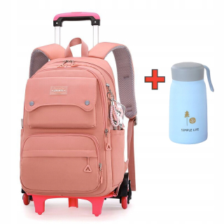 Viackomorový školský batoh Shades of pink 35 l