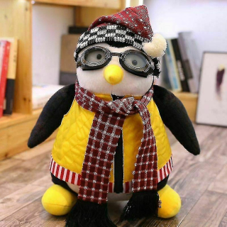 2024 Nové plyšové narodeninové hračky Hugsy Penguin 27/47 cm pre deti