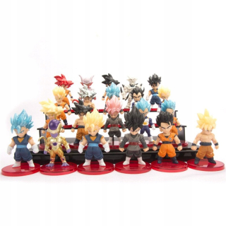 Bábika - 21pcs / set Dragon Ball z GOKO Podravka Gogeta