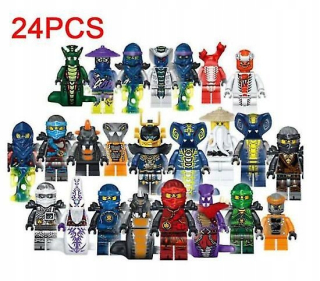 Bábika Born Baby - 24 ks. Súprava mini ninjago figúrky
