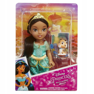 Bábika princezná - 2v1 Jasmin Doll Batoľa Princess Disney 15cm