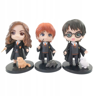 Bábika - 3ks / set Harry Potter Hermiona Ron Figúrka L