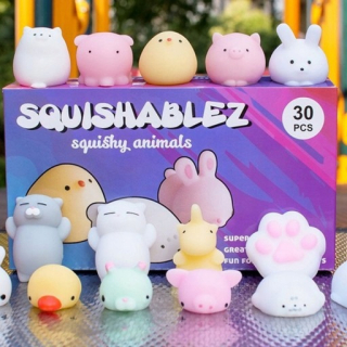 Spiner - 30ks Mocha Squishys Zmyslové hračky Fidget