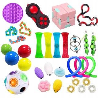 30PCS Fidget Bubble Toys Set pre deti