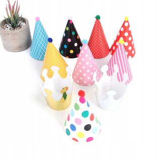 Párty klobúk - 33pcs Birthday Party Party Hats Decor