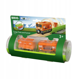 Dráha pre deti, stavebnica - 33891 Brio Železničné drevené Nákladný vlak