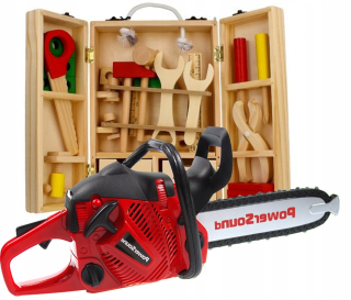Náradie pre deti - 34W1 Náradie dielňa pre deti + Motor Piła