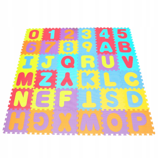 Vzdelávacia podložka pre deti - 36 * Pena Puzzle Foam Mat Colné