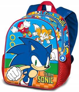 Jednokomorový batoh do škôlky pre chlapcov Sonic the Hedgehog KARACTERMANIA, viacfarebný
