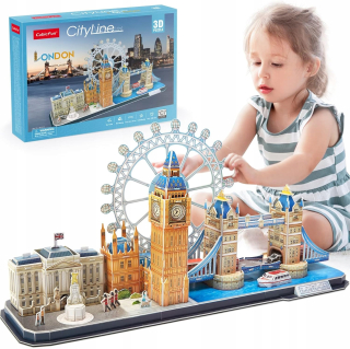 3D puzzle umelecké remeslá New York Cityline 3D architektonické remeslá
