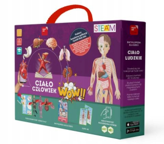 3D vzdelávací set pre deti Ľudské telo s AR FastAR Kids