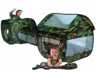 VOJANÁRSKY ARMÁDOVÝ stan + TUNELOVÝ DOM