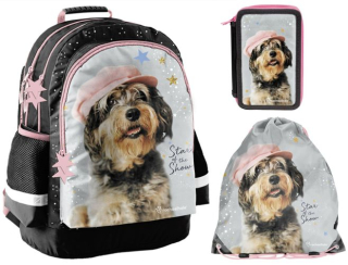 Školský batoh - 3in1 puzdro na ceruzku a vrece Rachael Hall Dog