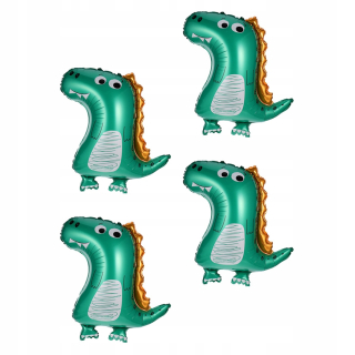 Balóny na párty - 4ks dinosaurie balóniky Tematické párty ozdoby